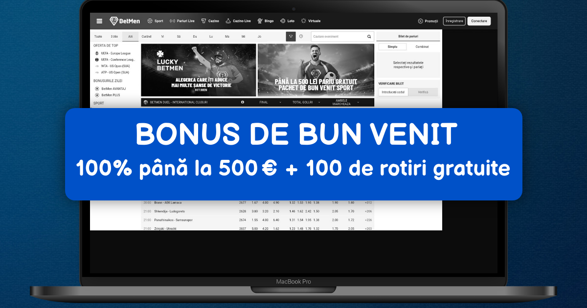 Betmen Casino welcome bonus